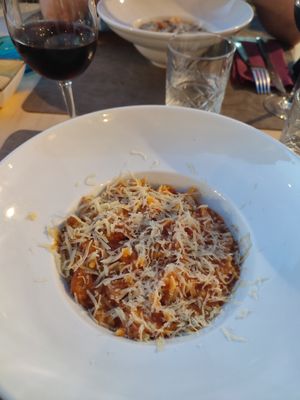 Traditional pasta at Cavo Bistrot in Cagliari