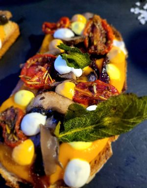 Bruschetta :) at Cavo Bistrot in Cagliari