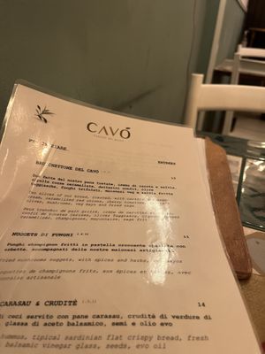   at Cavo Bistrot in Cagliari