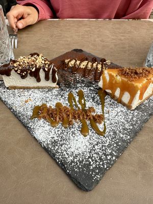 Vegan cheesecake  at Cavo Bistrot in Cagliari