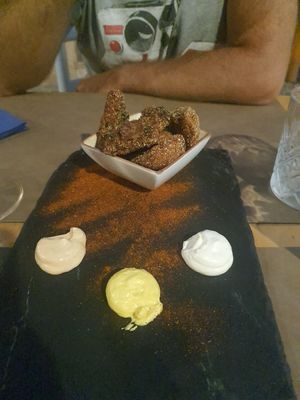Mushrooms nuggets at Cavo Bistrot in Cagliari