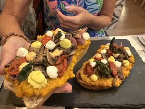 Bruschetta   at Cavo Bistrot in Cagliari