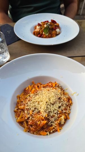 Gnocchi and sardinian pasta at Cavo Bistrot in Cagliari
