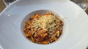 Sardinian pasta at Cavo Bistrot in Cagliari