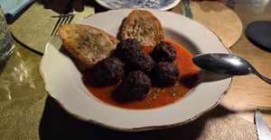 Polpette at Cavo Bistrot in Cagliari