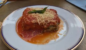 Parmigiana at Cavo Bistrot in Cagliari