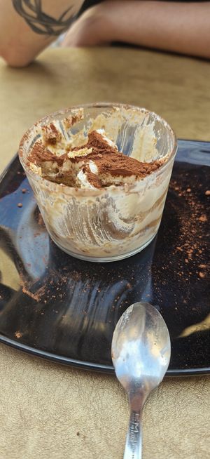 Tiramisu at Cavo Bistrot in Cagliari