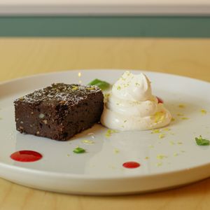 Brownie *gluten free at Cavo Bistrot in Cagliari