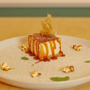 Cashew cake *gluten free at Cavo Bistrot in Cagliari