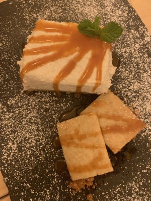 Cheesecake at Cavo Bistrot in Cagliari