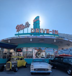 exterior at Universal Studios - Mel's Drive-In in Orlando