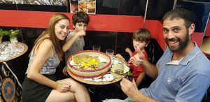 ♥️🎈🤔 at Injera in Herzliya