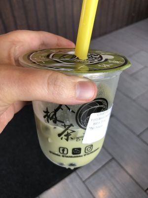 I went with matcha!  at Taichi Bubble Tea in Irondequoit