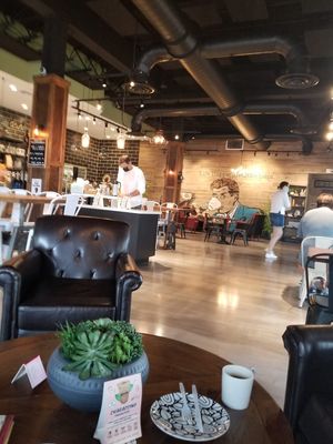 Interior at Press and Grind Cafe in Fort Lauderdale