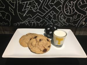 Chocolate chip cookies at Table Top Cafe in Edmonton