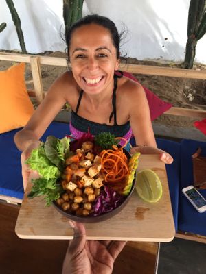 Peace bowl at Squeeze Me in Arugam Bay