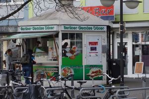 The snackbar at Berliner Gemüse Döner in Saarbrucken