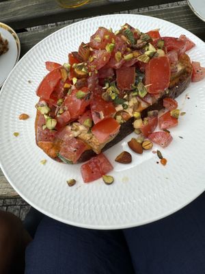 Muhamara tofu  at Zanzibar in Prague