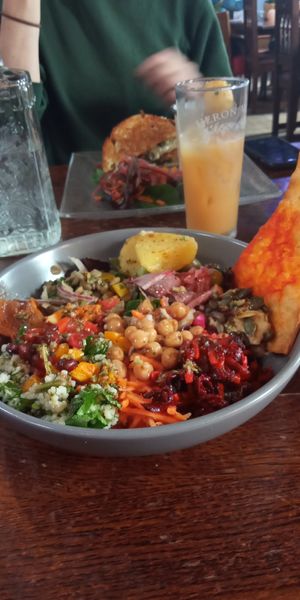 Rainbow Bowl 🌈 at Cosmic Kitchen in Plymouth