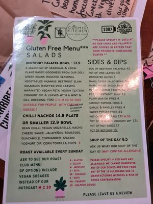  at Cosmic Kitchen in Plymouth