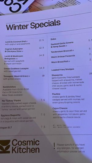  at Cosmic Kitchen in Plymouth