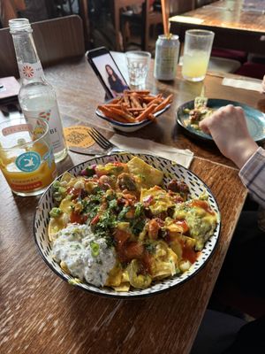 Nacho heaven  at Cosmic Kitchen in Plymouth