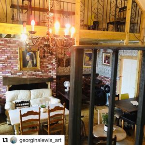 Inside the venue  at Cosmic Kitchen in Plymouth