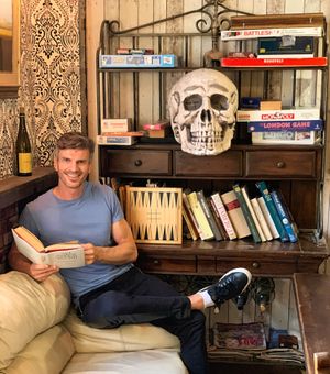 Booklet corner  at Cosmic Kitchen in Plymouth