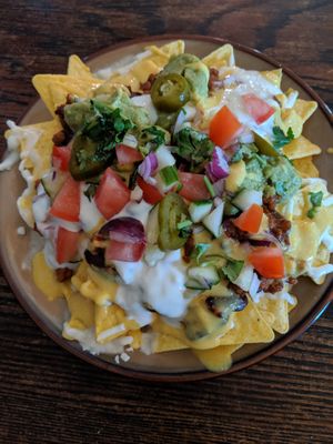 nachos at Cosmic Kitchen in Plymouth