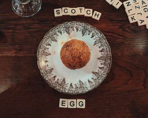 Scotch egg at Cosmic Kitchen in Plymouth