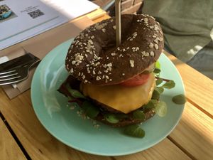 Burger  at Klein Geluk Ontbijt in Heemskerk