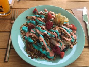 Pancakes  at Klein Geluk Ontbijt in Heemskerk