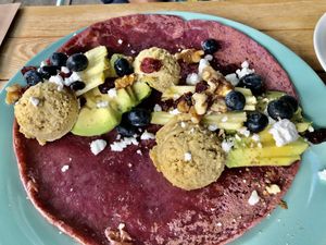 Beet wrap - loved it  at Klein Geluk Ontbijt in Heemskerk