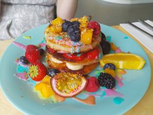 Pancakes at Klein Geluk Ontbijt in Heemskerk