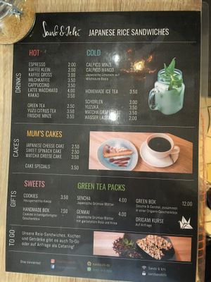 Menu - Drinks at Sando & Ichi in Hamburg