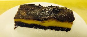 Nanaimo Bar at Ginger Vegetarian Cafe in Halifax