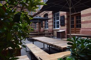 Courtyard at Butzke‘s Kreuzberg in Berlin