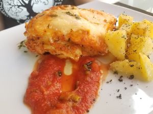 Lasagna at Mandrágora  in Getxo