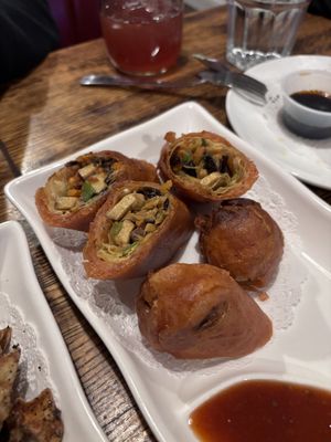Stuffed tofu skins  at LuAnne's Wild Ginger - Carroll Garden in Brooklyn