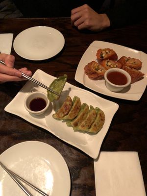 dumplings at LuAnne's Wild Ginger - Carroll Garden in Brooklyn
