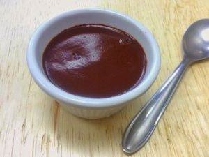 Vegan dessert with ganache and coconut. at Ve - Emporio e Restaurante Vegano Moinhos in Porto Alegre