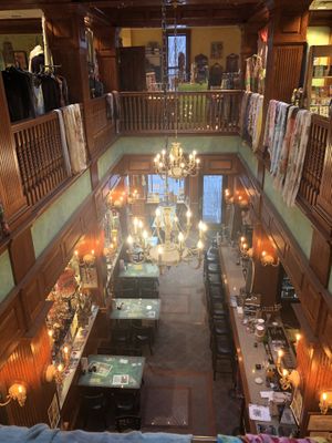 Dining room at Olga’s at Olga Gallery Cafe & Bistro in Coudersport