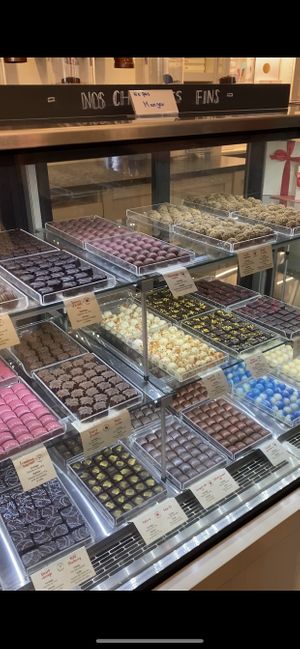 Chocolates inside!  at Chocolats Favoris in Montreal