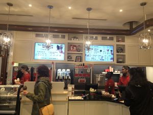 Bright interior  at Chocolats Favoris in Montreal