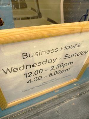Hours at Mugi in Toronto