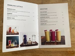 Plenty of vegan drinks and smoothies at Ministry of Cat in Phnom Penh