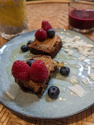 Banana bread 🍌 at Roots Helsinki in Helsinki