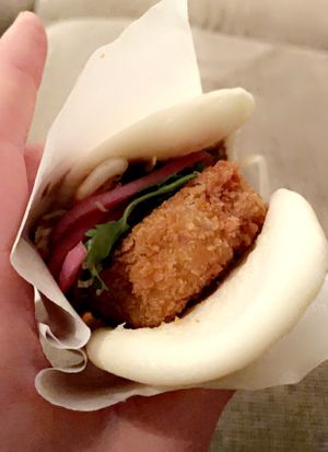 Tofu bao bun  at Noodle Noodle in Stavanger