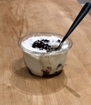 Vegan Bounty cheesecake   at Simply Cheesecake in Gateshead