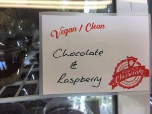 Vegan options - social media  at Simply Cheesecake in Gateshead